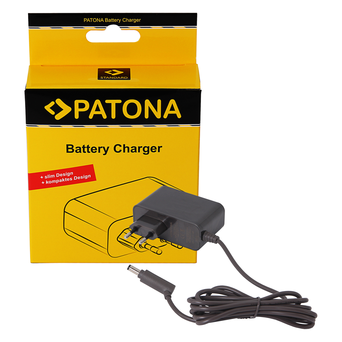 PATONA Ladegerät für Dyson V6 V7 V8 Absolute DC58 DC59