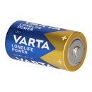 3x Varta 4914 Longlife Power Baby Batterie C 2er Blister LR14