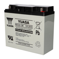 Yuasa REC22-12B zyklenfester AGM-Bleiakku 12V 22Ah – M