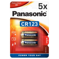 10x Panasonic CR123A Photobatterie - 5x 2er B