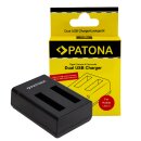 PATONA USB Dual Ladegerät kompatibel Kodak WPZ 2 LB-015
