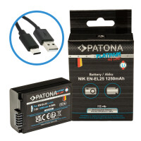 PATONA Platinum Akku mit USB-C Input für Nikon EN-EL25 