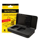 PATONA Dual Ladegerät für Panasonic DMW-BLK22...