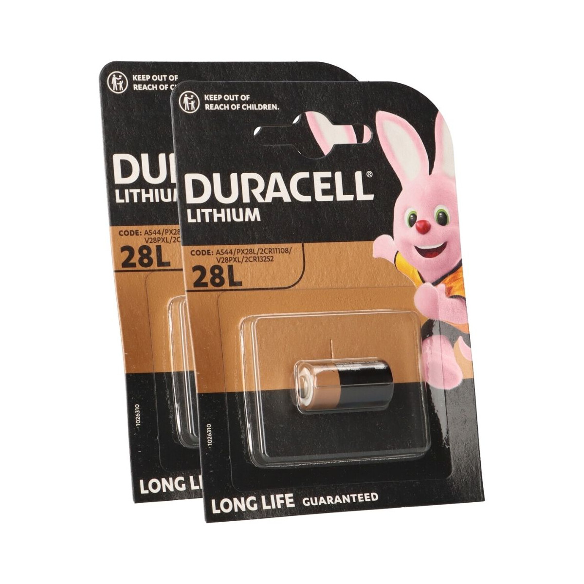 2x Duracell Photobatterie PX28 Lithium 6V 150mAh (2x 1er Blister)
