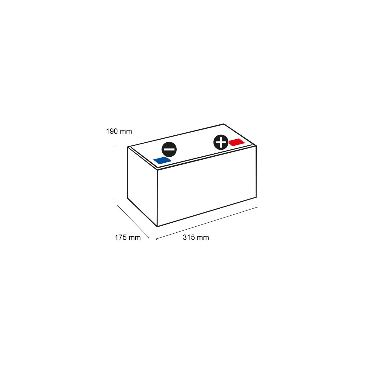 Autobatterie Exide EK800 Start-Stop AGM 12V 80Ah 800A