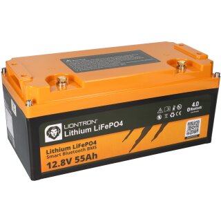 LIONTRON LiFePO4 12,8V 55Ah LX Smart BMS mit Bluetooth