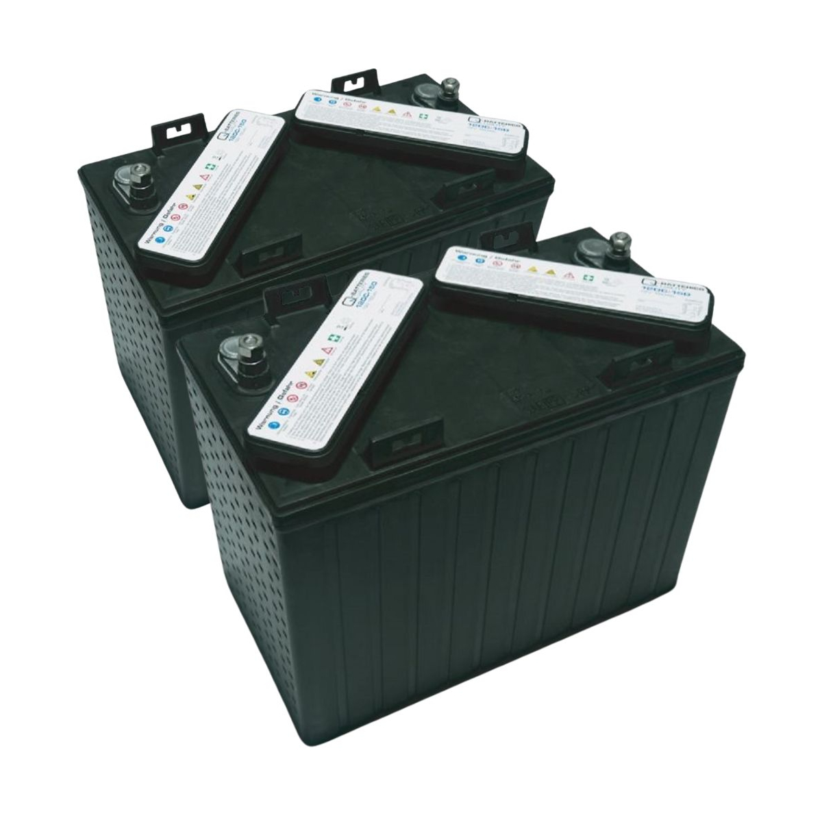 2x Q-Batteries 12DC-150 12V 150Ah Deep Cycle Traktionsbatterie