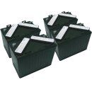 4x Q-Batteries 12DC-150 12V 150Ah Deep Cycle...