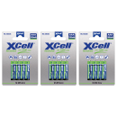 12x XCell Micro Akku Ni-MH 1,2V 1000mAh AAA im 4er Blister