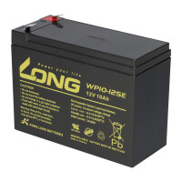 Kung Long WP10-12SE 12V 10Ah AGM Bleiakku F2 6,3mm zyklenfes