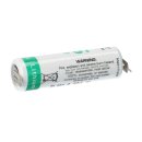 Lithium Batterie passend für Waserzähler Stromzähler 3,6V AA - Zelle 1/1 pin +/-