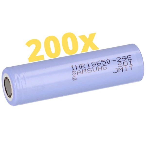 200x Akku Samsung INR18650-29E 2900 mAh gallery