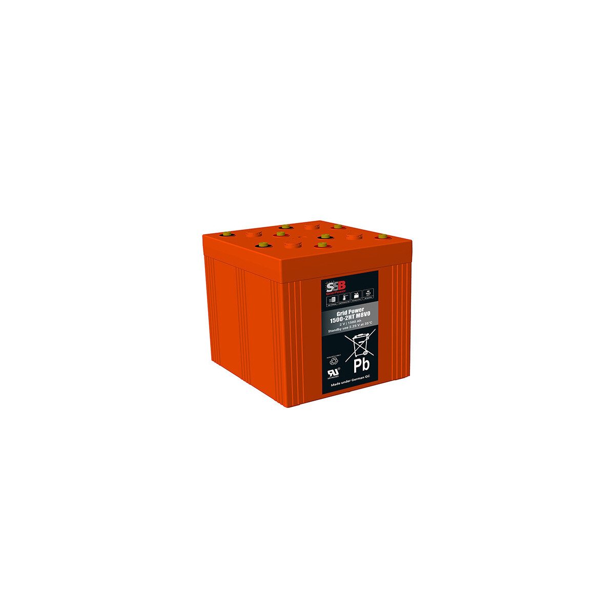 SSB Battery 2V 1500Ah Grid Power 1500-2HT M8V0
