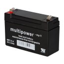 Multipower Blei-Akku MP3,5-4 Pb 4V 3,5Ah Faston 4,8mm