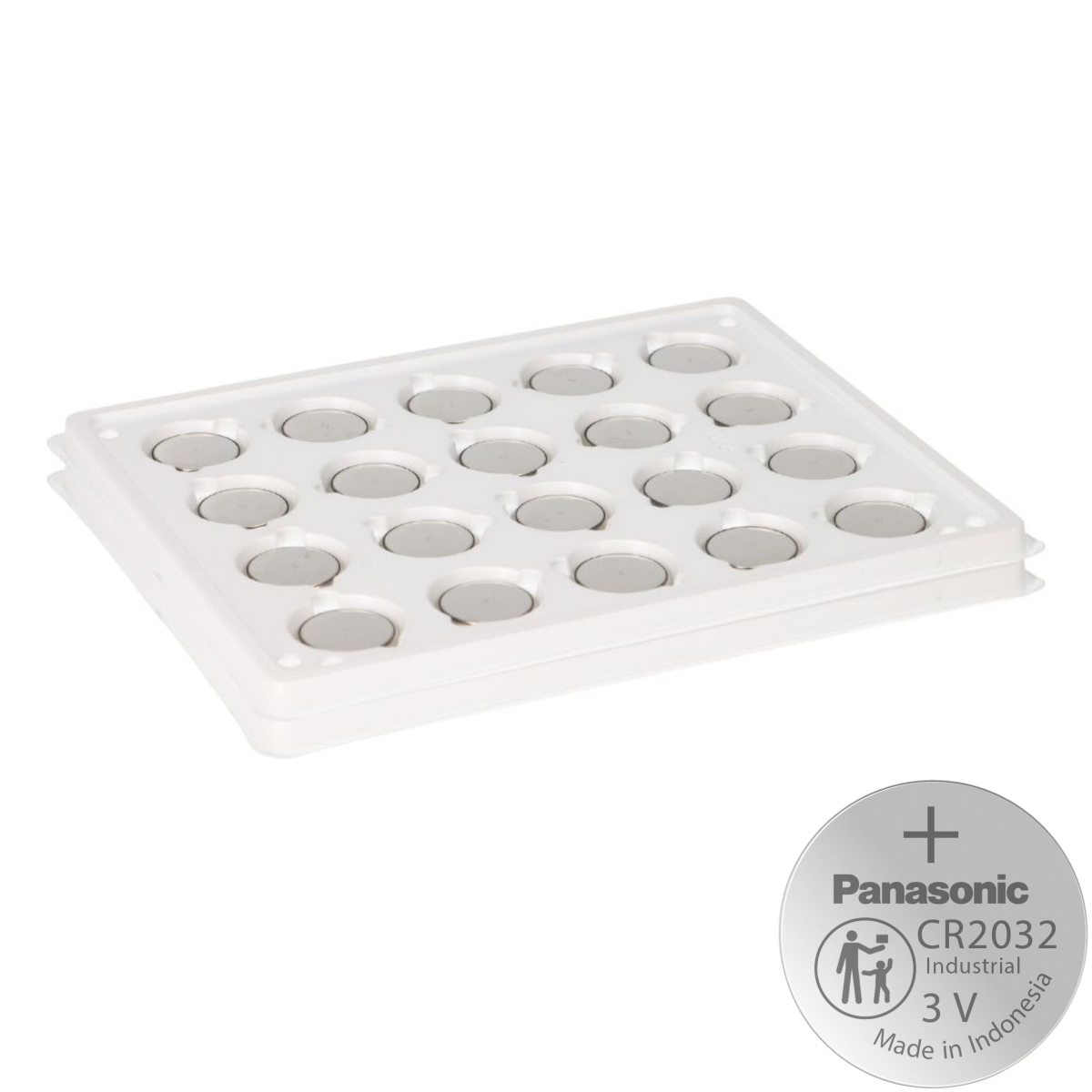 40x Panasonic CR2032 Batterie Lithium Knopfzelle CR2032BS Bulk