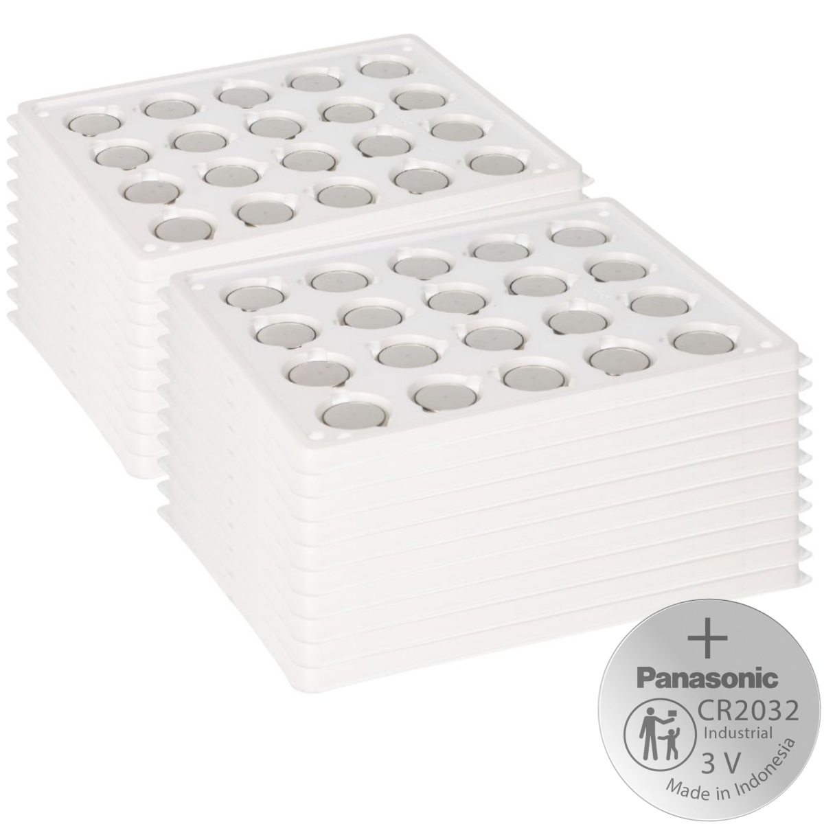 400x Panasonic CR2032 Batterie Lithium Knopfzelle CR2032BS Bulk