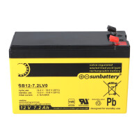 AGM Ersatzakku 12V 7,2Ah für SSB SB7-12L – SUN Ba