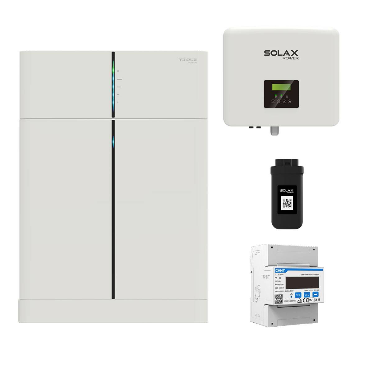 SolaX X1-Hybrid G4 3kW Hybrid Wechselrichter mit 3 kWh Solarspeicher-Set