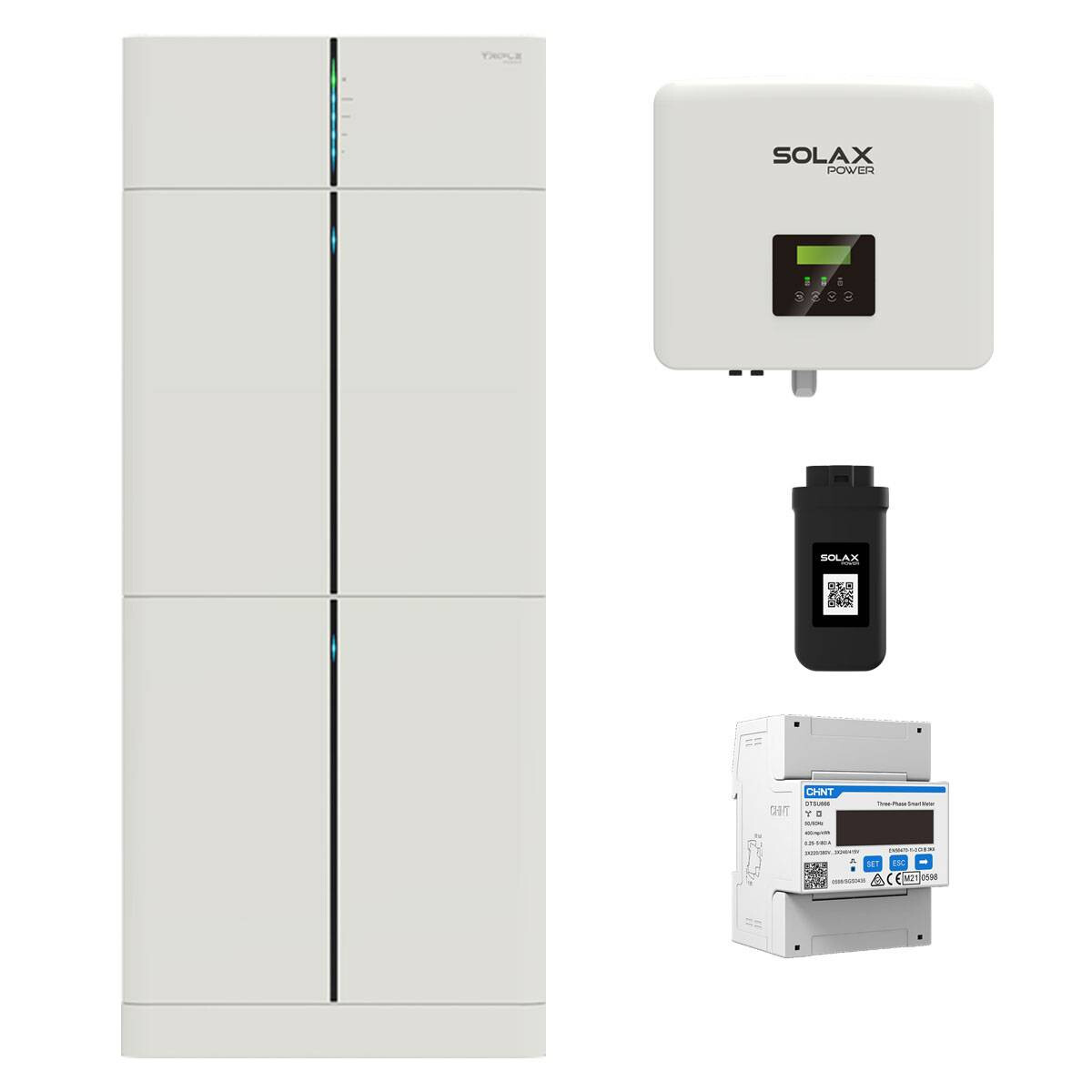 SolaX X1-Hybrid G4 3kW Hybrid Wechselrichter mit 6 kWh Solarspeicher-Set