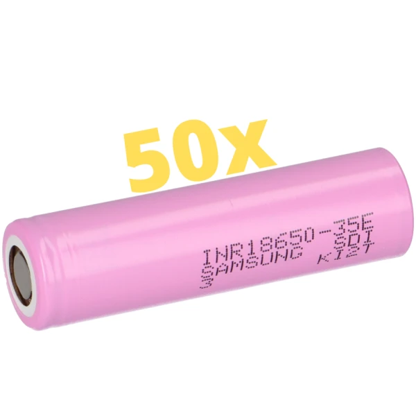 50x Samsung INR18650-35E 3500mAh 3,7V - gallery