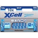 120x XCell Performance 1,5V LR03 AAA Batterie AlMn 12er...