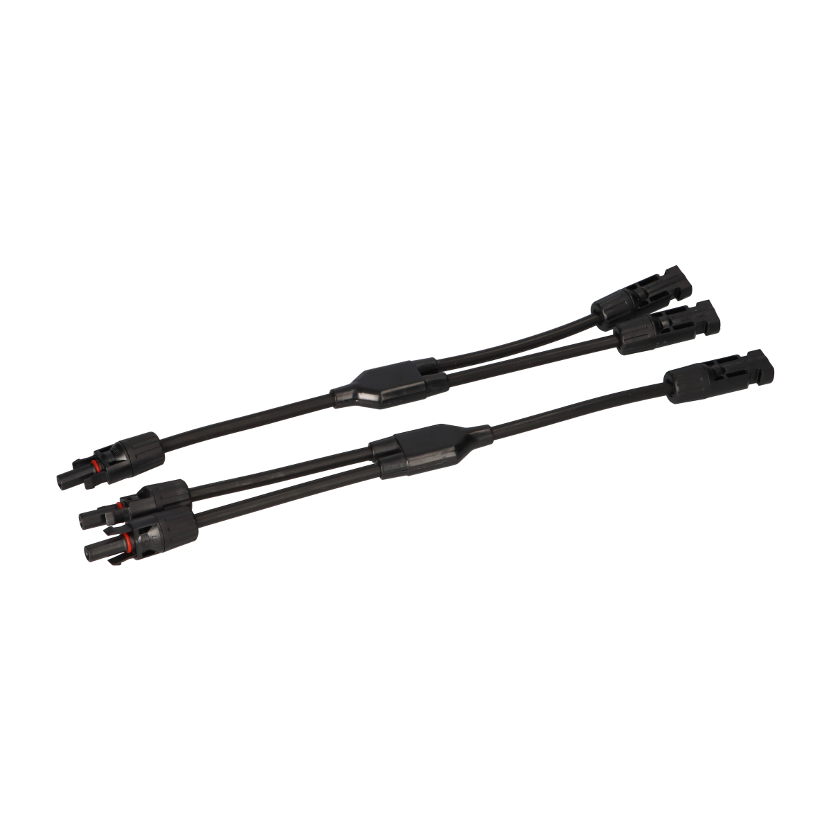 Solarkabel Y-Verbinder (paar) inkl. Kabelverlängerung 0% MwSt nach §12 Abs. 3 UstG