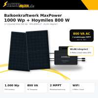 Balkonkraftwerk 1000 Wp mit Hoymiles HMS gallery