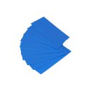 10x Schrumpffolie kompatibel 18650 Zellen (blau)