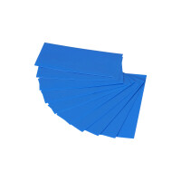 10x Schrumpfschlauch für 18650-Akkuzellen – Blau 