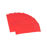 10x Schrumpfschlauch für 18650-Akkuzellen – Rot 6