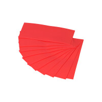 10x Schrumpfschlauch für 18650-Akkuzellen – Rot 7