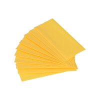 10x Schrumpfschlauch für 18650-Akkuzellen – Gelb 