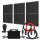 Balkonkraftwerk 1335Wp 3x Trina Solar Modul Hoymiles HMS-1600-4T Microinverter Komplettset Black Frame