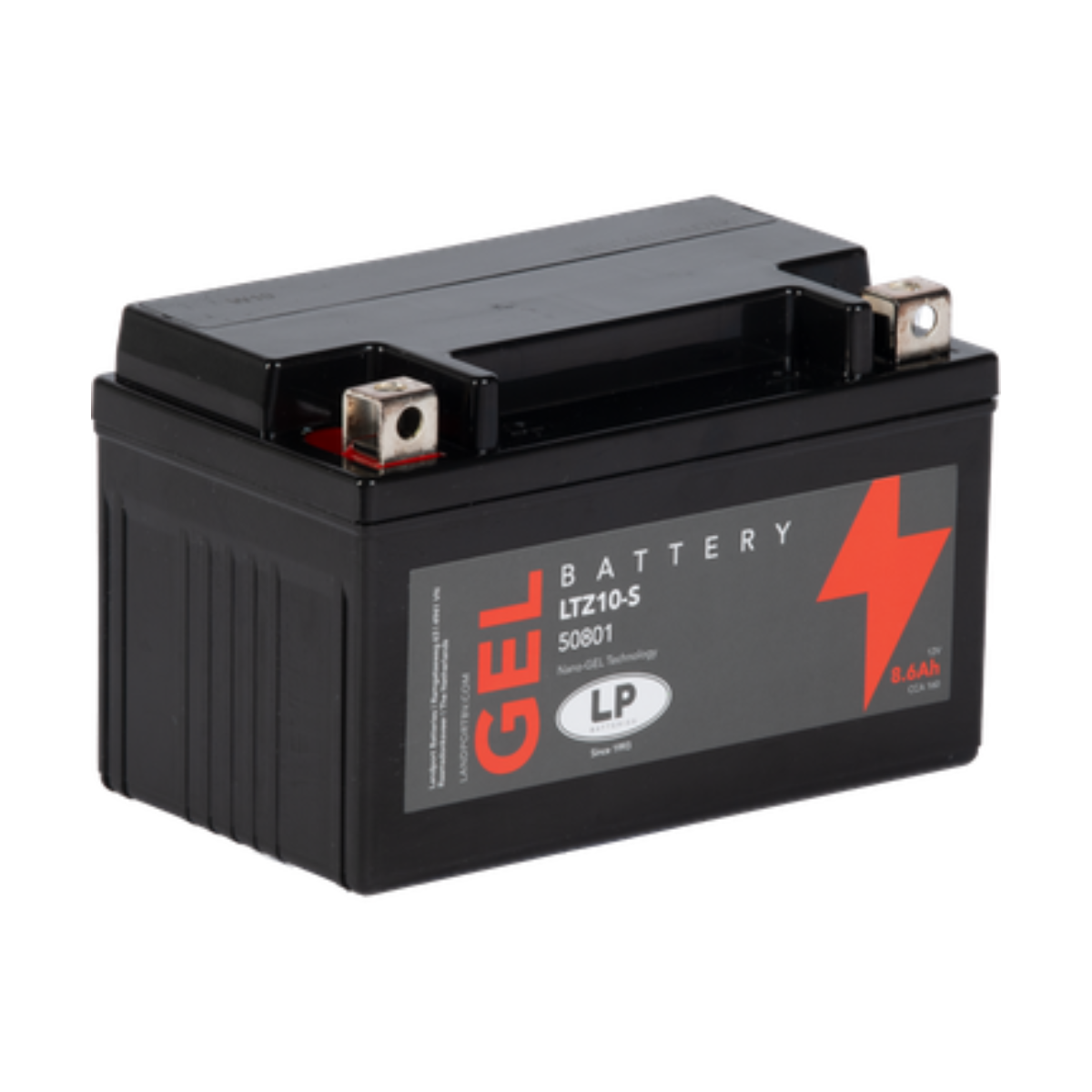 Batterie 12V 8,6Ah für Motorrad Startbatterie MG LTZ10-S