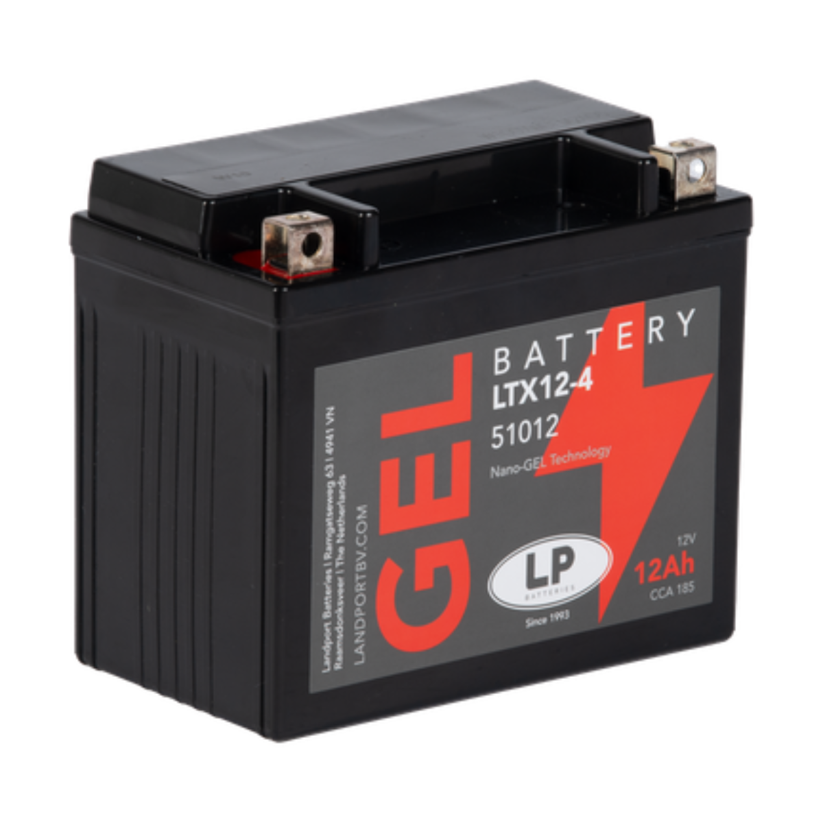 Batterie 12V 12Ah für Motorrad Startbatterie MG LTX12-4