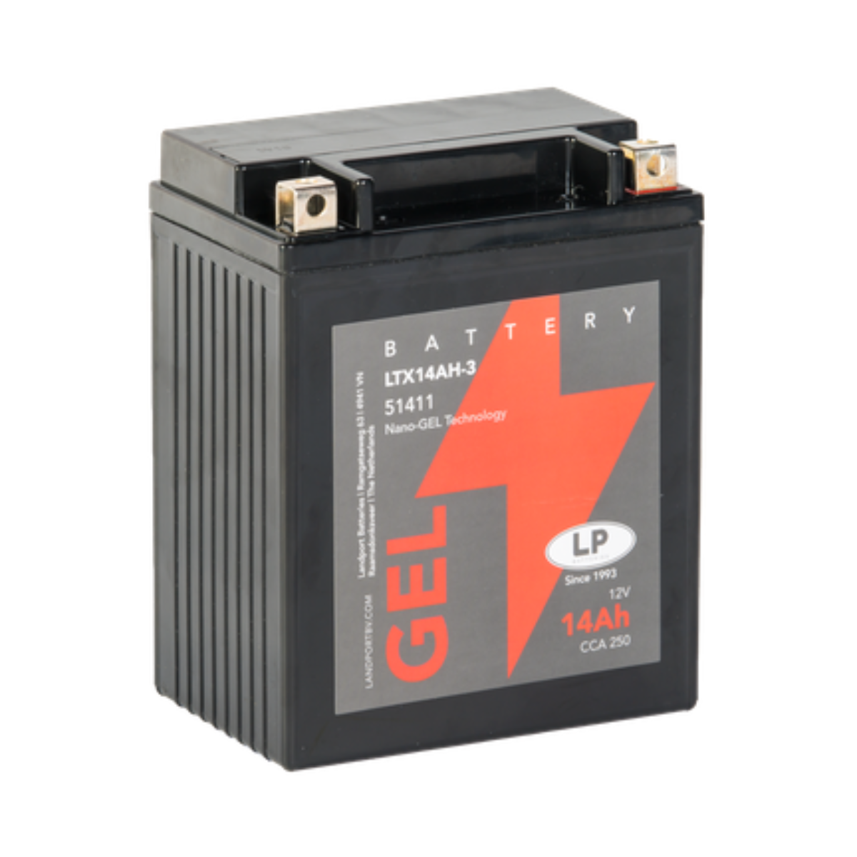 Batterie 12V 14Ah für Motorrad Startbatterie MG LTX14AH-3