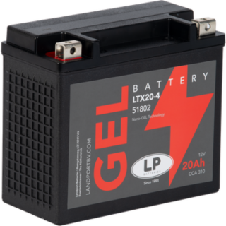 Batterie 12V 20Ah für Motorrad Startbatterie MG LTX20-4