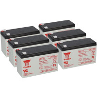 6x Yuasa Blei-Akku NP7-12 Pb 12V 7Ah VdS gallery