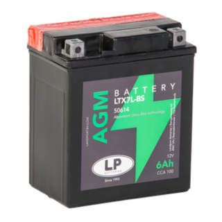 Batterie AGM 12V 6Ah für Motorrad Startbatterie MA LTX7L-BS
