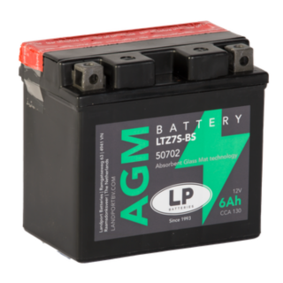 Batterie AGM 12V 6Ah für Motorrad Startbatterie MA LTZ7S-BS