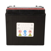 Batterie AGM 12V 12Ah für Motorrad Startbatterie MS LTX