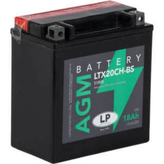 Batterie AGM 12V 18Ah für Motorrad Startbatterie MA LTX20CH-BS