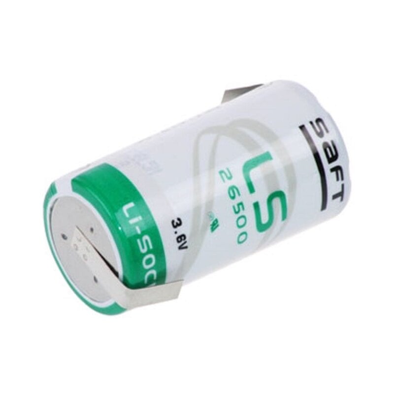 Saft Lithium 3,6V Batterie LS 26500 C Baby - Zelle mit Z Lötfahne