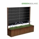Solarpflanzkasten 420/400 Cortenstahl bifazial “premium line”