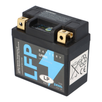 Batterie LiFePO4 12,8V 24Wh für Motorrad Startbatterie 