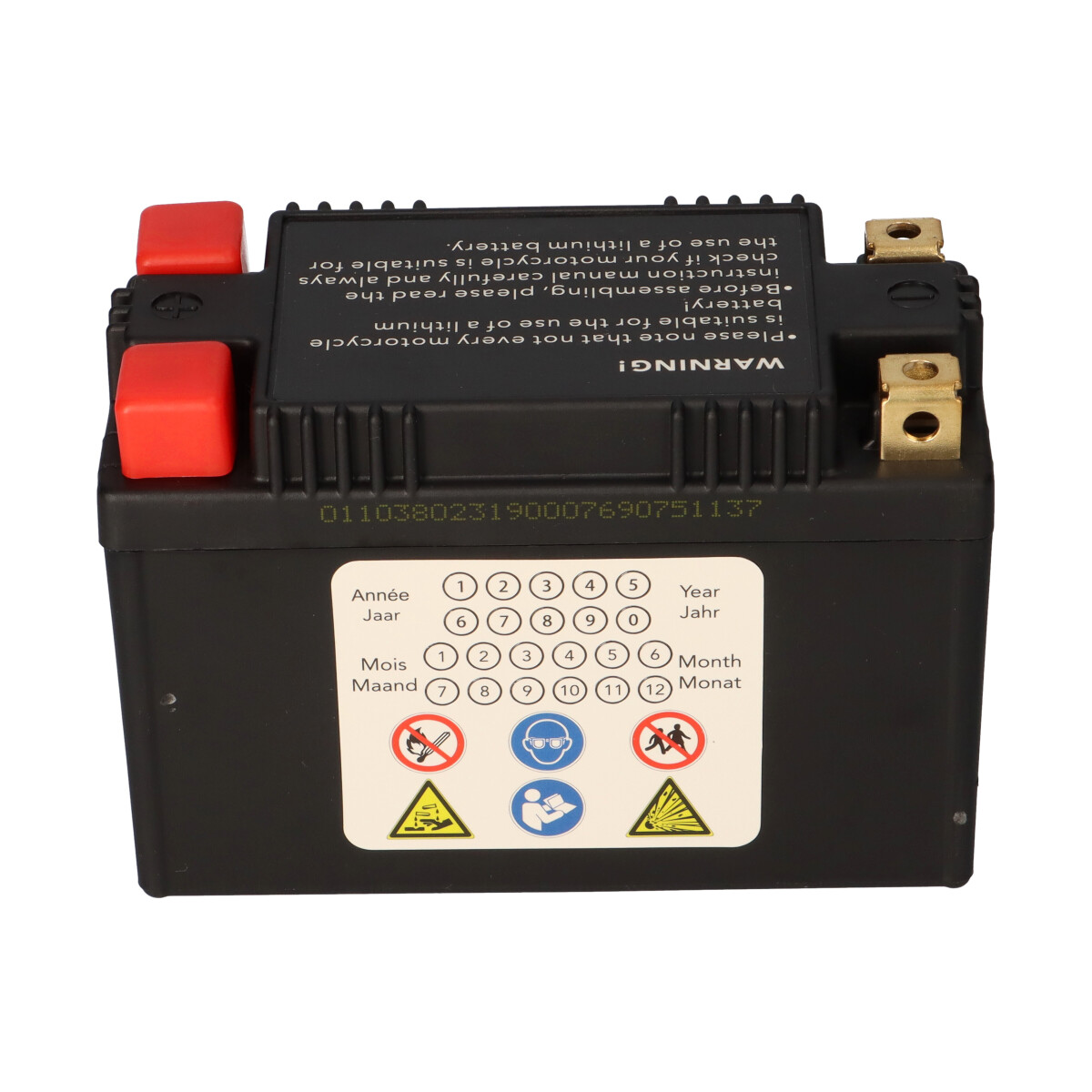 Batterie LiFePO4 12,8V 48Wh für Motorrad ML LFP14