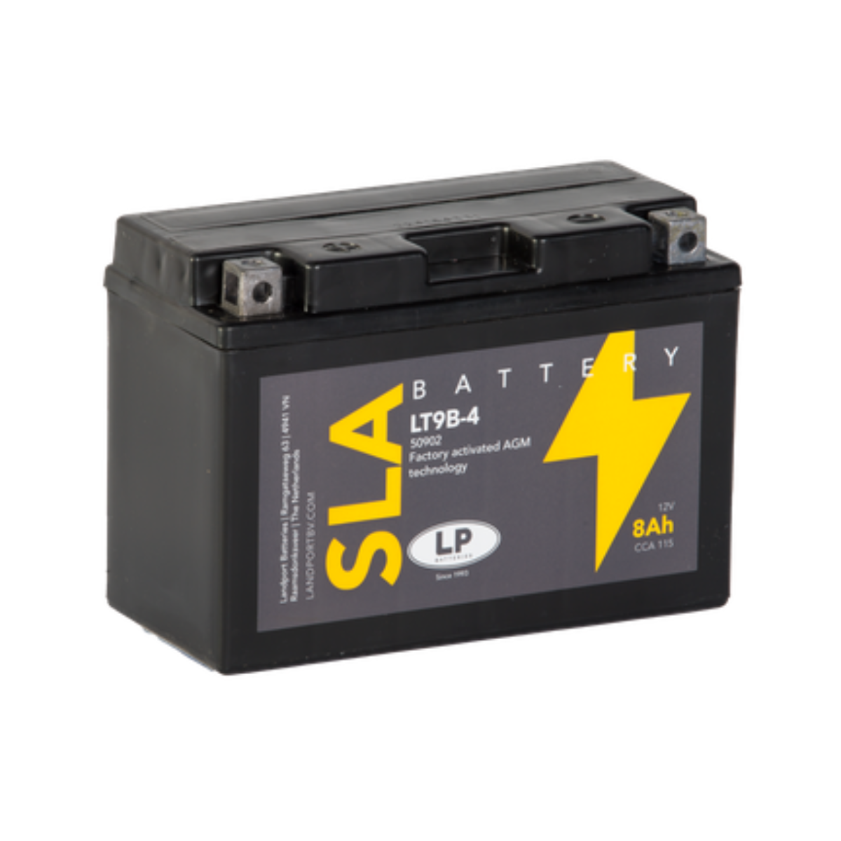 Batterie AGM SLA 12V 8Ah für Motorrad Startbatterie MS LT9B-4