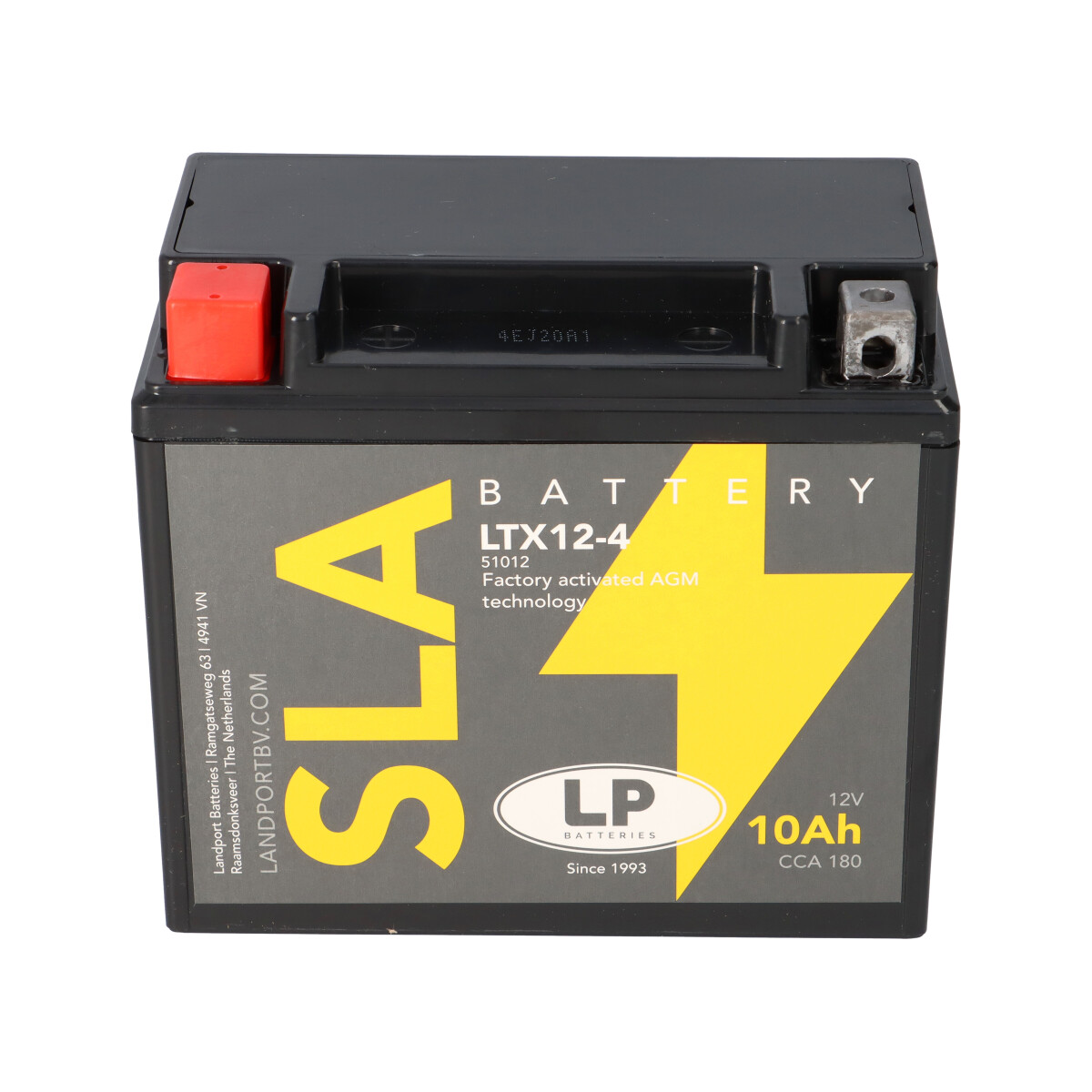Batterie AGM SLA 12V 10Ah für Motorrad Startbatterie MS LTX12-4