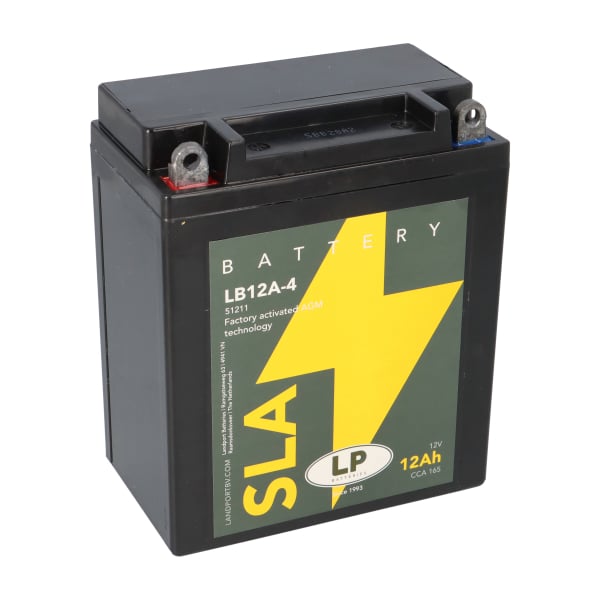 Batterie AGM SLA 12V 12Ah für Motorrad Startbatterie MS LB12A-4