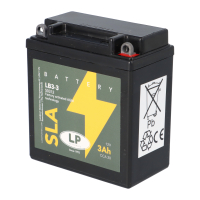 Batterie AGM SLA 12V 3Ah für Motorrad Startbatterie MS 